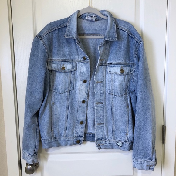 80s guess jean jacket